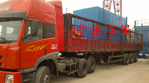 瀝青混凝土拌合站訂購的單機袋式除塵器已經發貨圖片