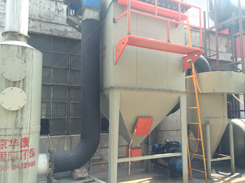 華康生產(chǎn)生物質(zhì)鍋爐除塵器（旋風(fēng)除塵器和布袋除塵器）