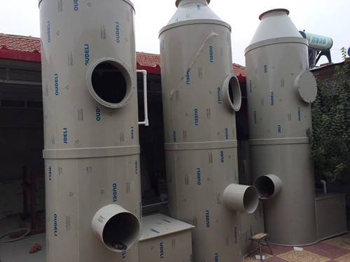 小型鍋爐脫硫除塵器設備價格便宜的設備生產完圖片