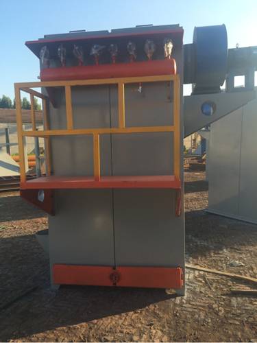 華康剝蒜皮單機脈沖布袋除塵器