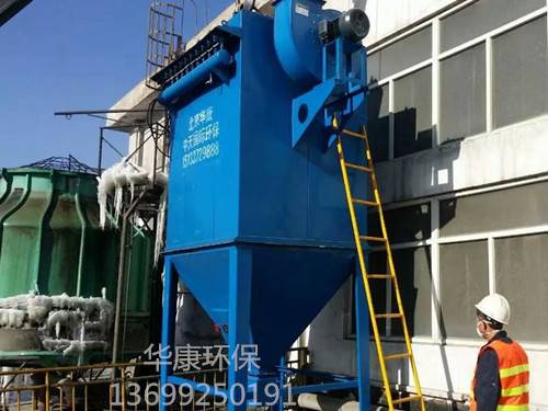 華康砂輪機除塵器安裝現場圖片